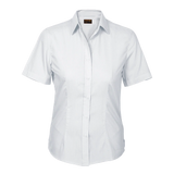 BARRON LADIES BASIC POLYCOTTON BLOUSE S/S white