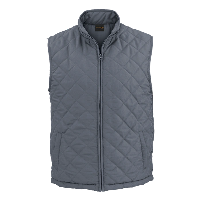 BARRON MENS MICHIGAN BODY WARMER STEEL GREY