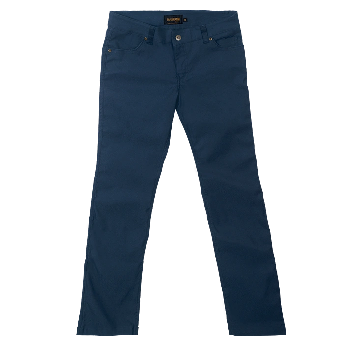 BARRON LADIES STRETCH CHINO PANTS NAVY