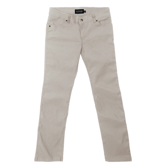 BARRON LADIES STRETCH CHINO PANTS STONE