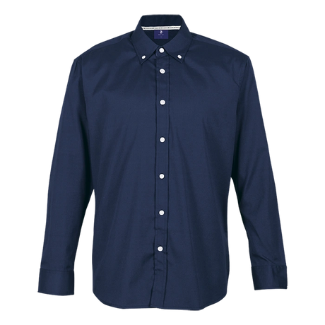 BARRON MENS PRIME LOUNGE SHIRT L/S NAVY