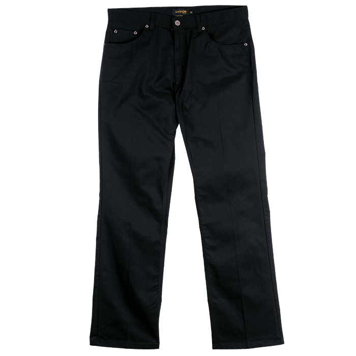 BARRON 5 POCKET CHINO Black