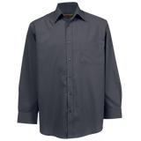 BARRON MENS BASIC POLYCOTTON LOUNGE SHIRT GREY 