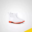 WAYNE MENS GUMBOOT CHELSEA WHITE/RED