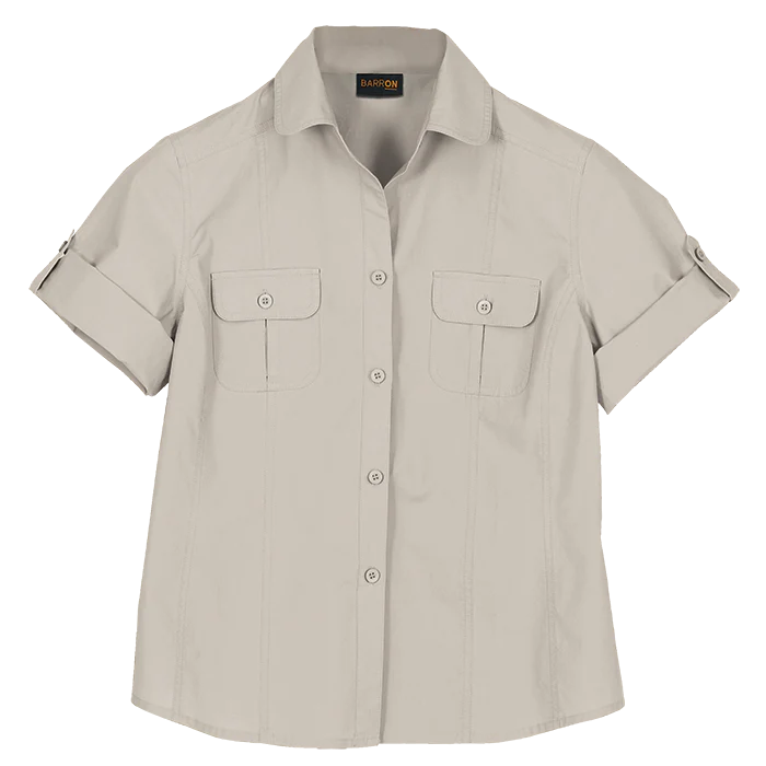 Barron-Ladies-Outback-Blouse-Stone