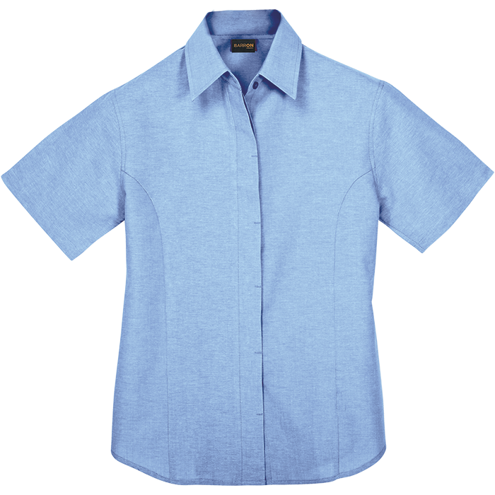 Barron-Oxford-Blouse-SS-Ladies-SkyBlue