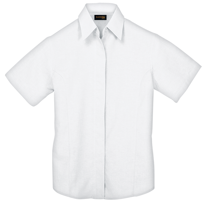 Barron-Oxford-Blouse-SS-Ladies-White