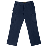 BARRON CARGO TROUSERS 100% COTTON NAVY