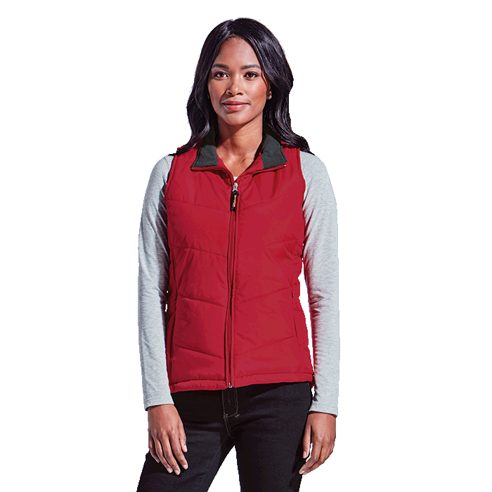 BARRON LADIES BODYWARMER red