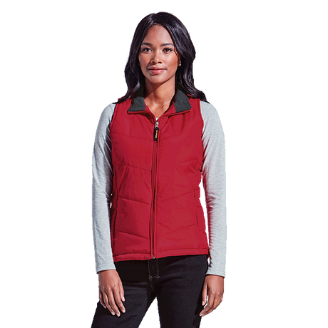 BARRON LADIES BODYWARMER red