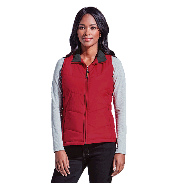 BARRON LADIES BODYWARMER red