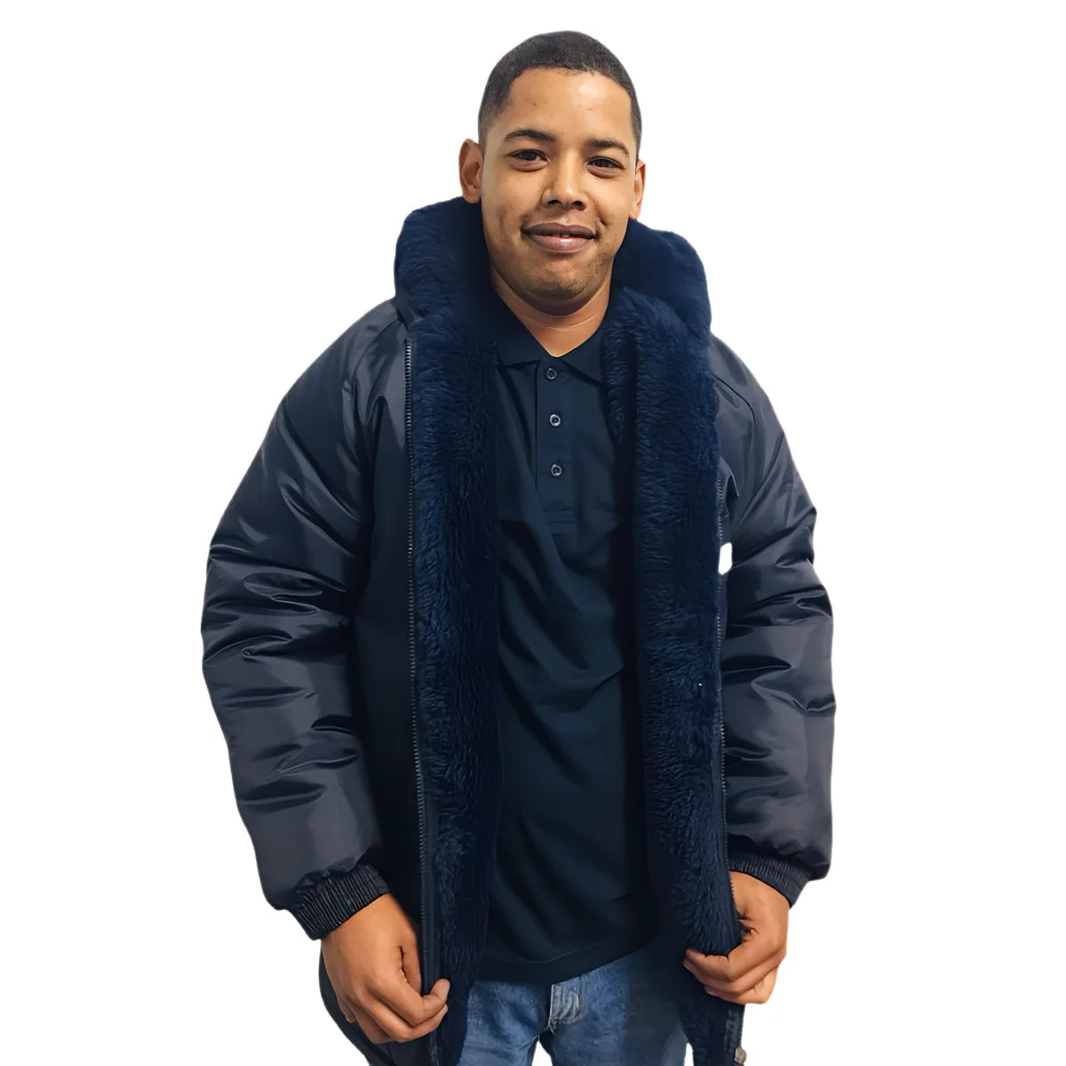 BECK FURLINED FREEZER JACKET NAVY – Mr Farmer Workwear