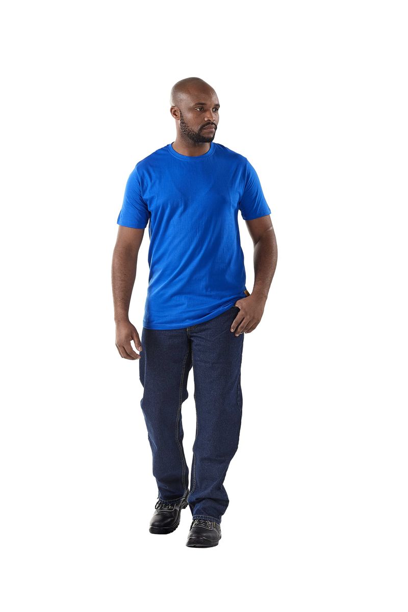 DROMEX T-SHIRT 100% COTTON BLUE