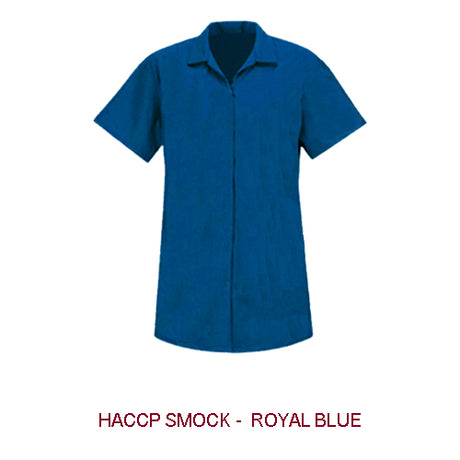 MR FARMER SMOCK  HACCP 160G S/S Royal Blue