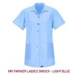 MR FARMER SMOCK 160G S/S Light blue