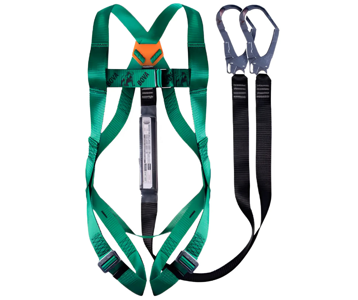 Bova Harness Double Lanyard With Scaffold Hooks