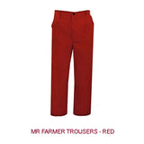 Mr Farmer Conti Suit Trouser Red