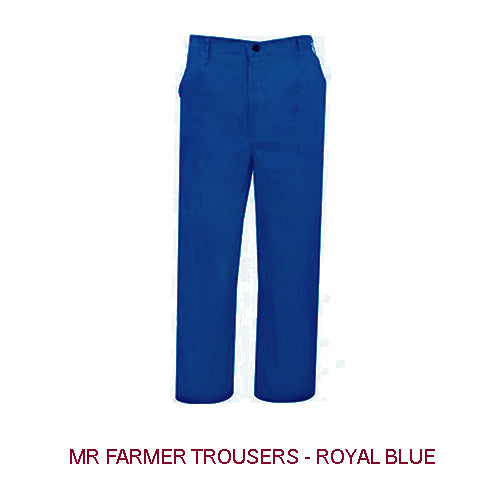 Mr Farmer Conti Suit Trouser Royal Blue