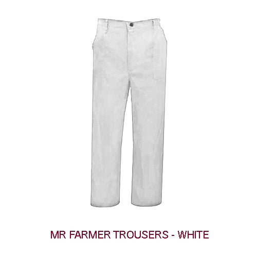 Mr Farmer Conti Suit Trouser White