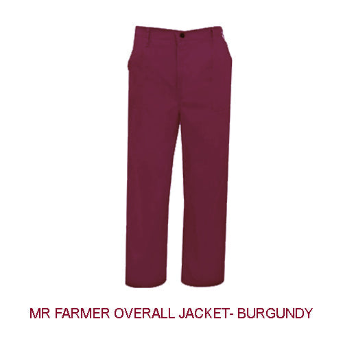 Mr Farmer Conti Suit Trouser Burgundy