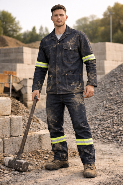 MR ENGINEER TROUSERS DENIM 100 COTTON REFL