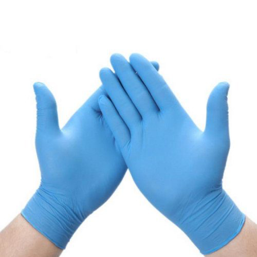 NITRILE GLOVES POWDER FREE BLUE