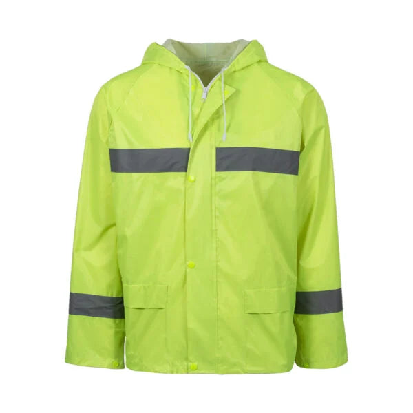 REBEL REFLECTIVE RAINSUIT Jacket Green 