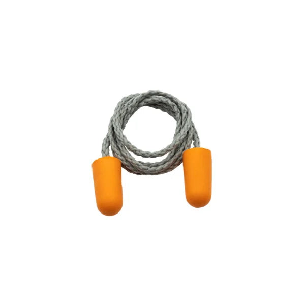 REBEL SPONGE LASER CORDED EARPLUG ORANGE