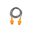 REBEL REUSABLE CORDED EARPLUG ORANGE