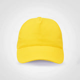 BASEBALL CAP SUPERIOR 5 PANEL YELLOW