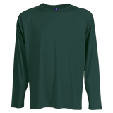 Green long-sleeve shirt on a transparent background