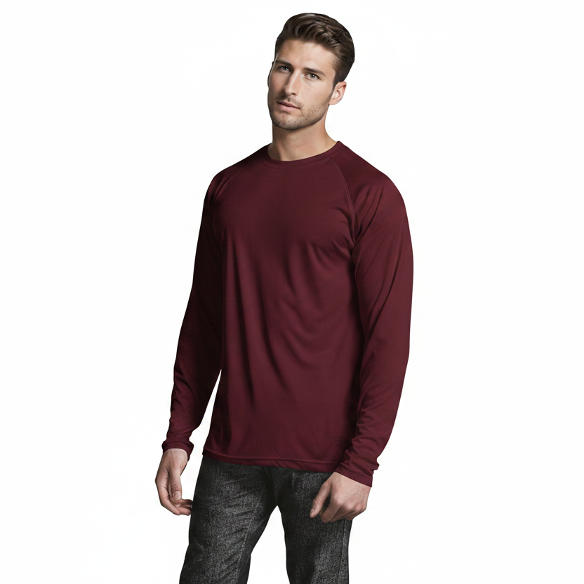 BARRON 135g POLYESTER T-SHIRT L/S