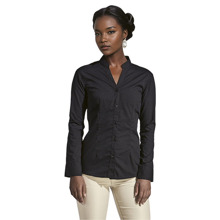 BARRON LADIES BARISTA BLOUSE L/S - Mr Farmer Workwear