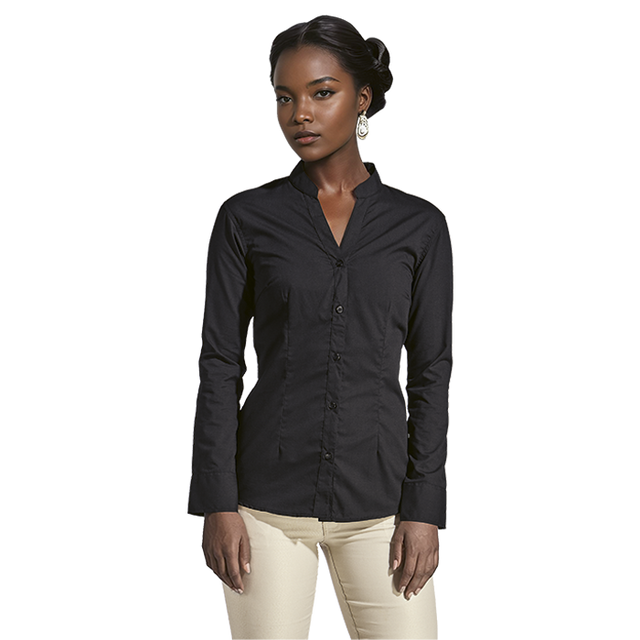 BARRON LADIES BARISTA BLOUSE L/S - Mr Farmer Workwear