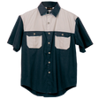 barron-mens-two-tone-bush-shirt-ss-NavyStone