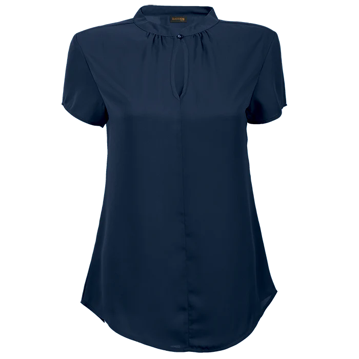 BARRON LADIES JASMINE BLOUSE S/S navy