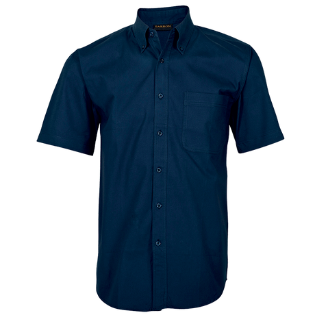 BARRON MENS BRUSHED COTTON TWILL SHIRT S/S - Mr Farmer Workwear
