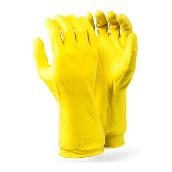 DROMEX RUBBER HOUSEHOLD GLOVE YELLOW