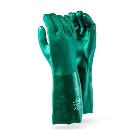 DROMEX HEAVY DUTY PVC GLOVES GREEN