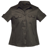 BARRON LADIES PLAIN BUSH SHIRT S/S