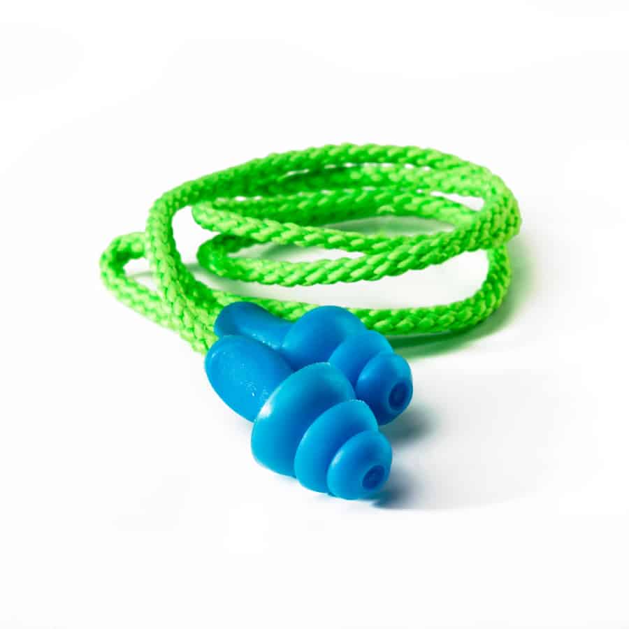 DROMEX RE-USABLE EARPLUG MIDI CORDED BLUE