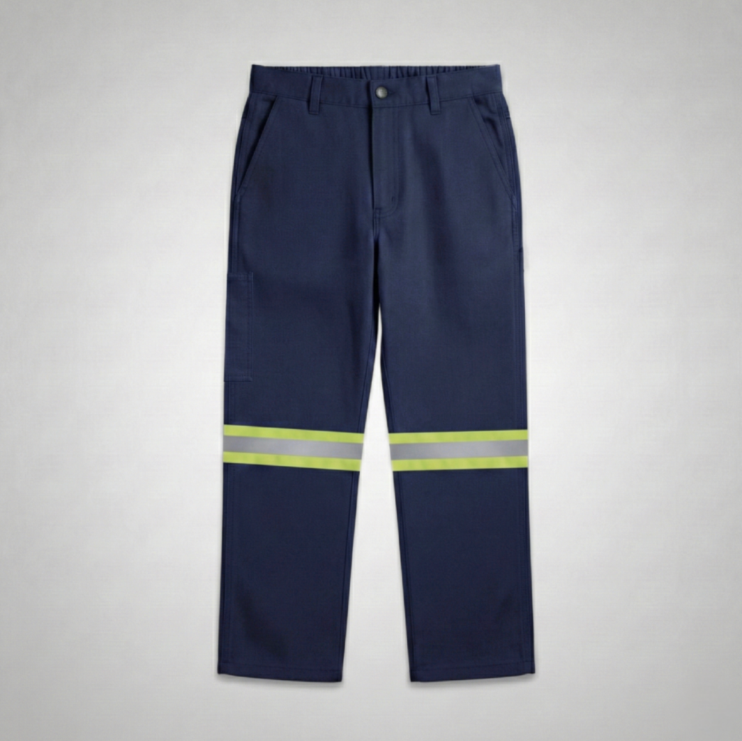 MR FARMER TROUSERS 65/35 POLYCOTTON W/REFLECT - Mr Farmer Workwear