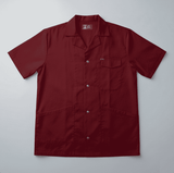 MR FARMER LAB JACKET 65/35 POLYCOTTON PRESS STUDS S/S - Mr Farmer Workwear