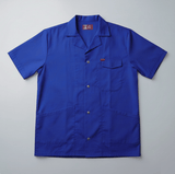 MR FARMER LAB JACKET 65/35 POLYCOTTON PRESS STUDS S/S - Mr Farmer Workwear