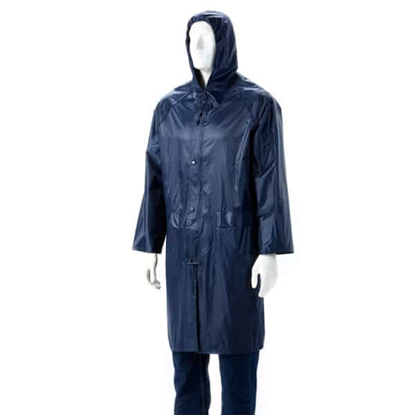 Dromex Rubberised Raincoat Navy