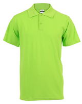 VIC BAY GOLF SHIRT 100% COTTON lime