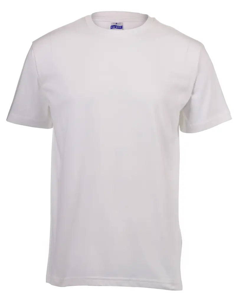 VIC BAY 180g COTTON T-SHIRT white